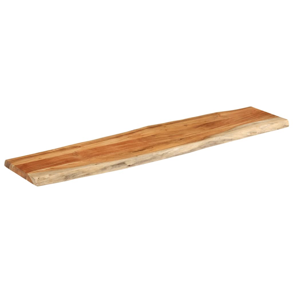 bordplade 180x40x3,8 cm rektangulær massivt akacietræ