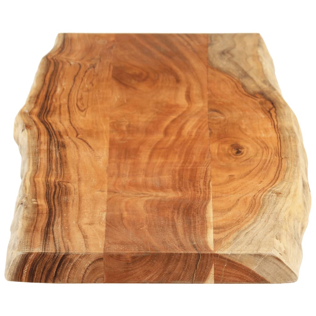 bordplade 180x40x3,8 cm rektangulær massivt akacietræ