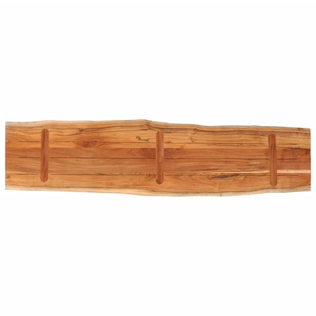 bordplade 180x40x3,8 cm rektangulær massivt akacietræ