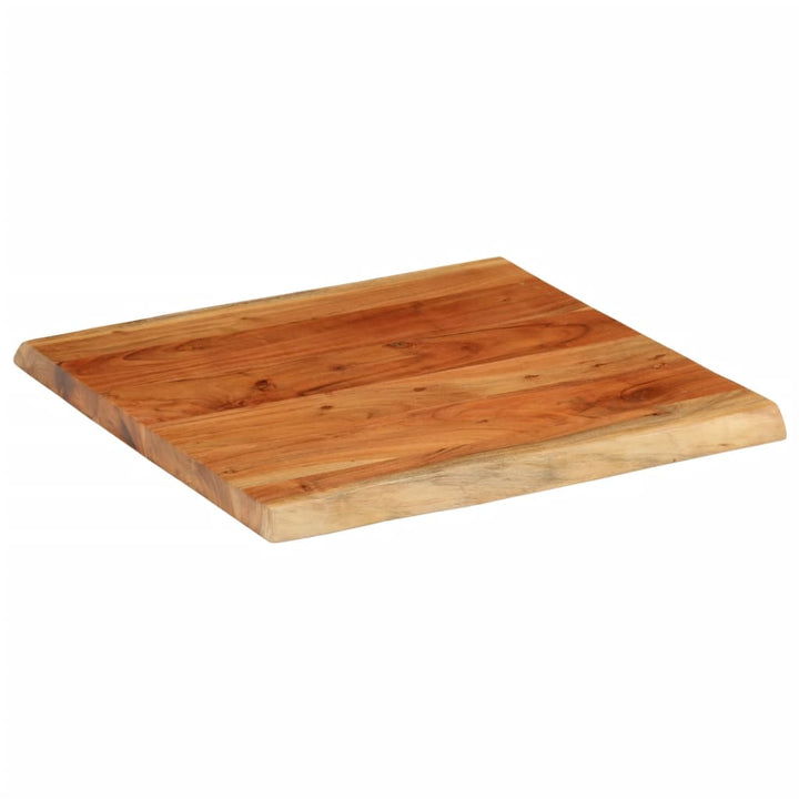 bordplade 60x60x3,8 cm rektangulær massivt akacietræ