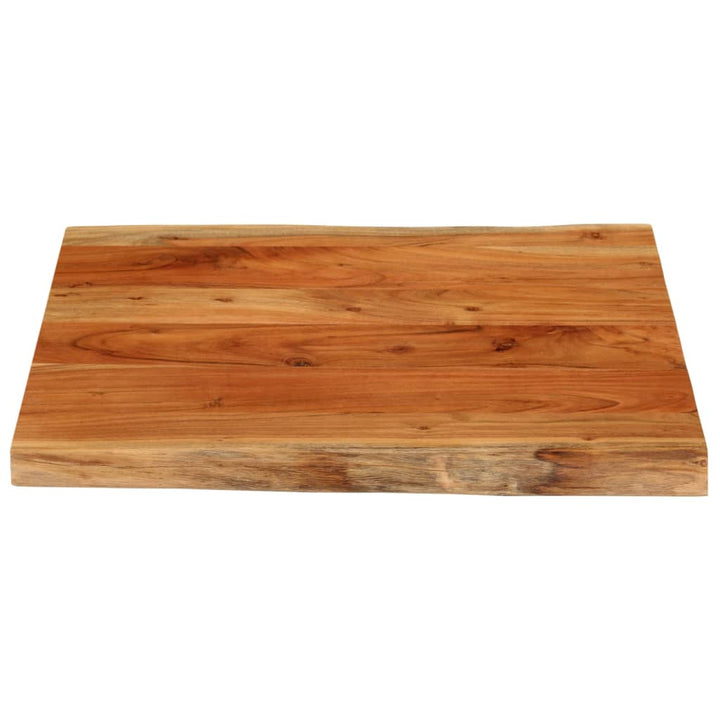 bordplade 60x60x3,8 cm rektangulær massivt akacietræ
