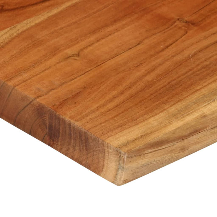 bordplade 60x60x3,8 cm rektangulær massivt akacietræ