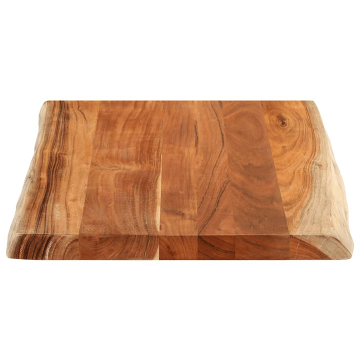 bordplade 70x60x3,8 cm rektangulær massivt akacietræ