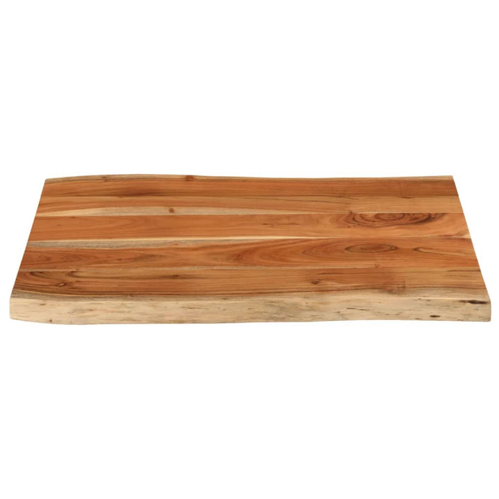 bordplade 80x60x3,8 cm rektangulær massivt akacietræ