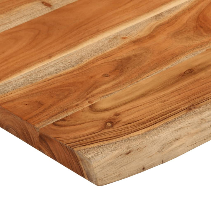 bordplade 90x60x3,8 cm rektangulær massivt akacietræ