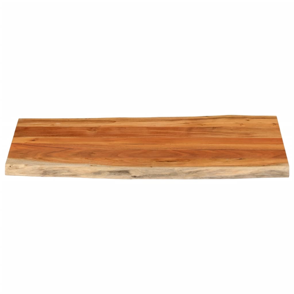 bordplade 110x60x3,8 cm rektangulær massivt akacietræ
