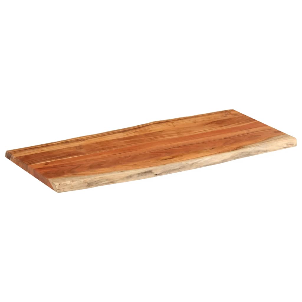 bordplade 140x60x3,8 cm rektangulær massivt akacietræ