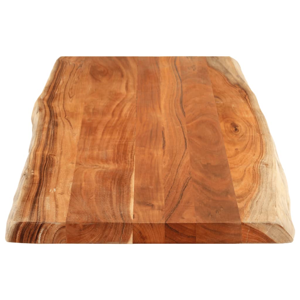 bordplade 140x60x3,8 cm rektangulær massivt akacietræ