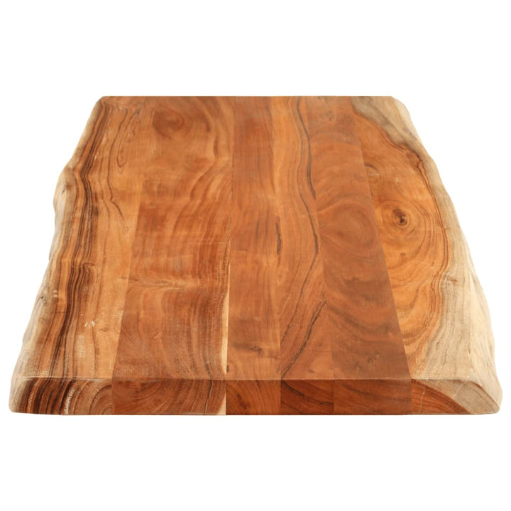 bordplade 140x60x3,8 cm rektangulær massivt akacietræ