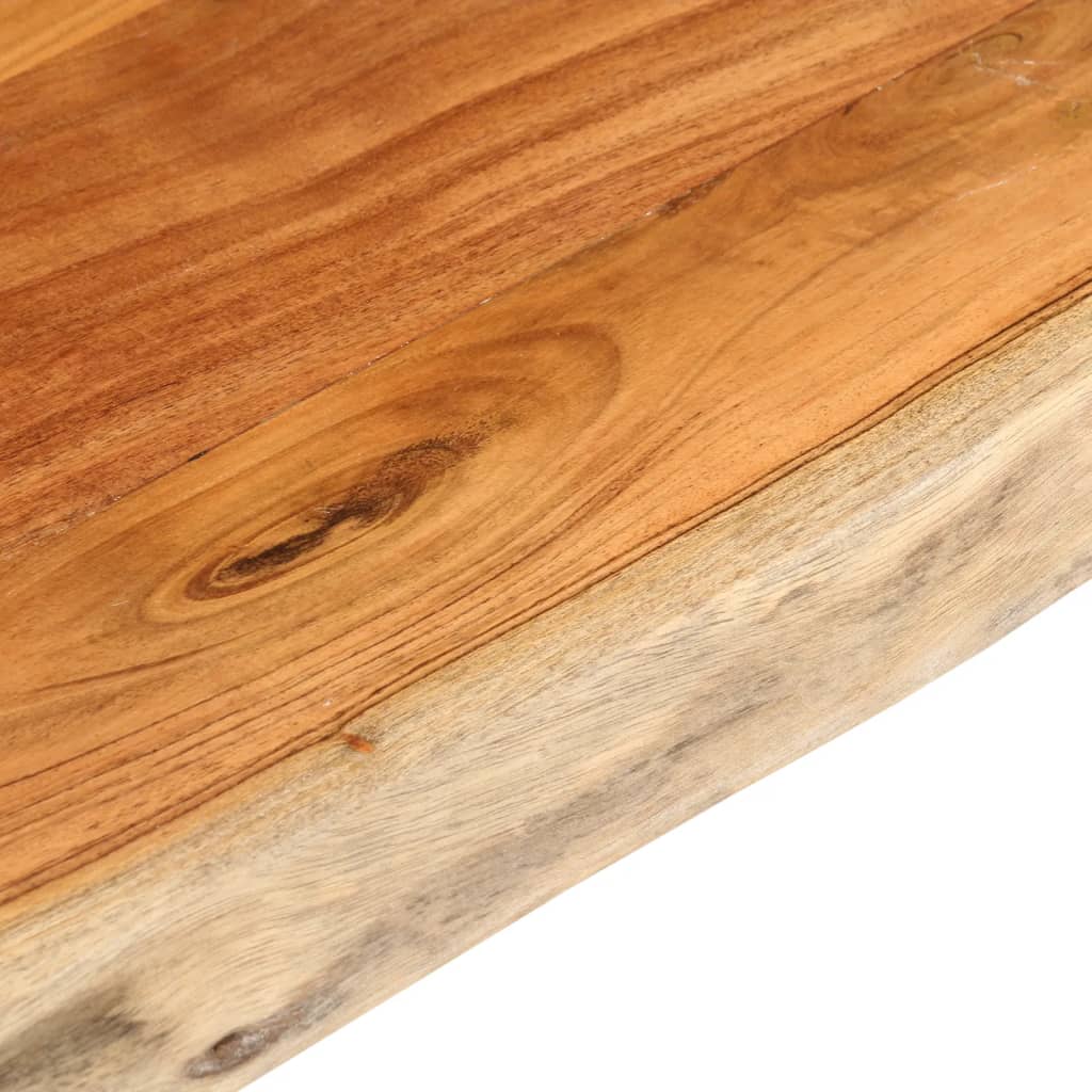 bordplade 140x60x3,8 cm rektangulær massivt akacietræ