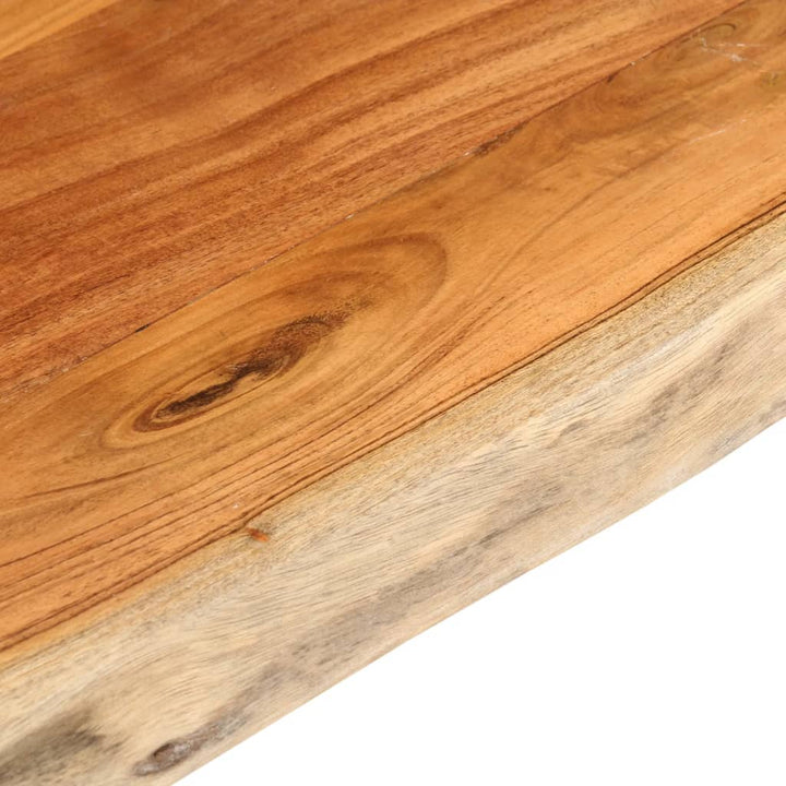 bordplade 140x60x3,8 cm rektangulær massivt akacietræ