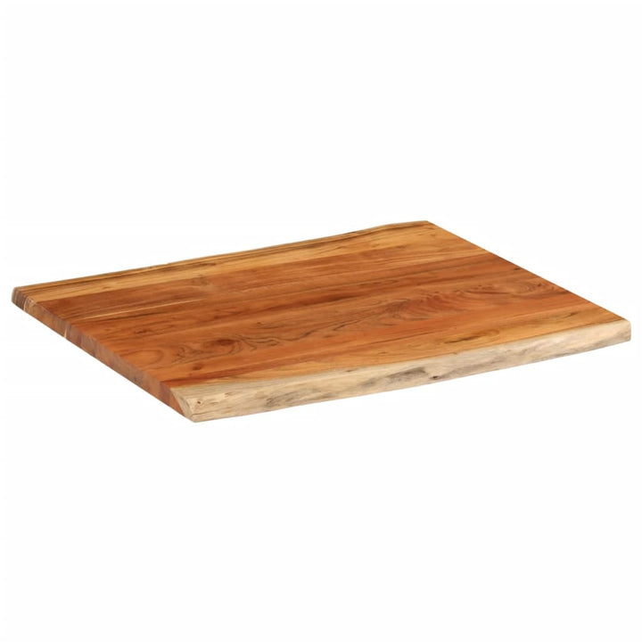 bordplade 90x80x3,8 cm rektangulær massivt akacietræ