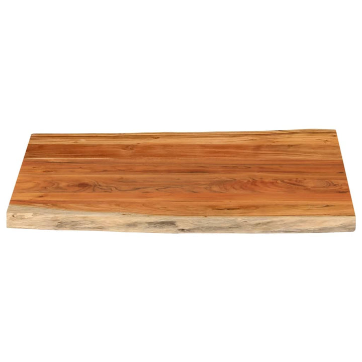 bordplade 90x80x3,8 cm rektangulær massivt akacietræ