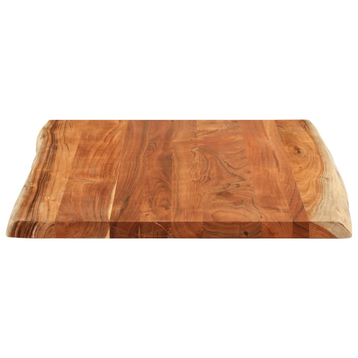 bordplade 90x80x3,8 cm rektangulær massivt akacietræ