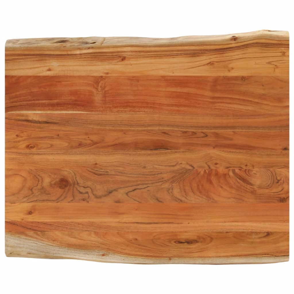 bordplade 100x80x3,8 cm rektangulær massivt akacietræ