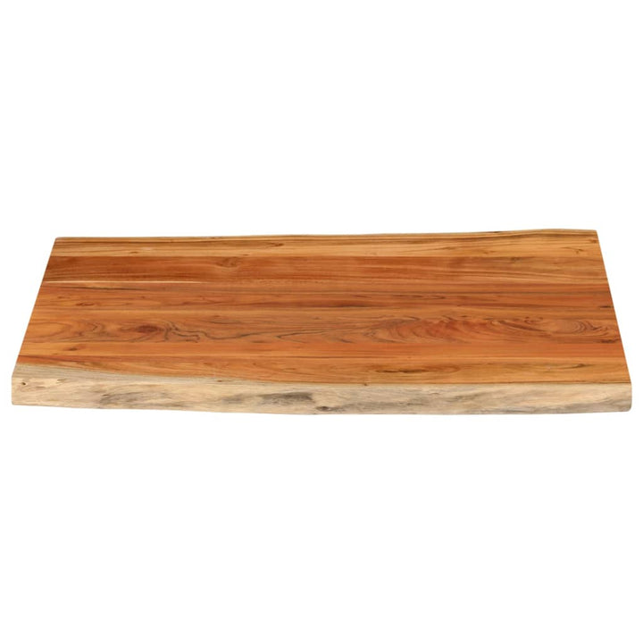 bordplade 100x80x3,8 cm rektangulær massivt akacietræ