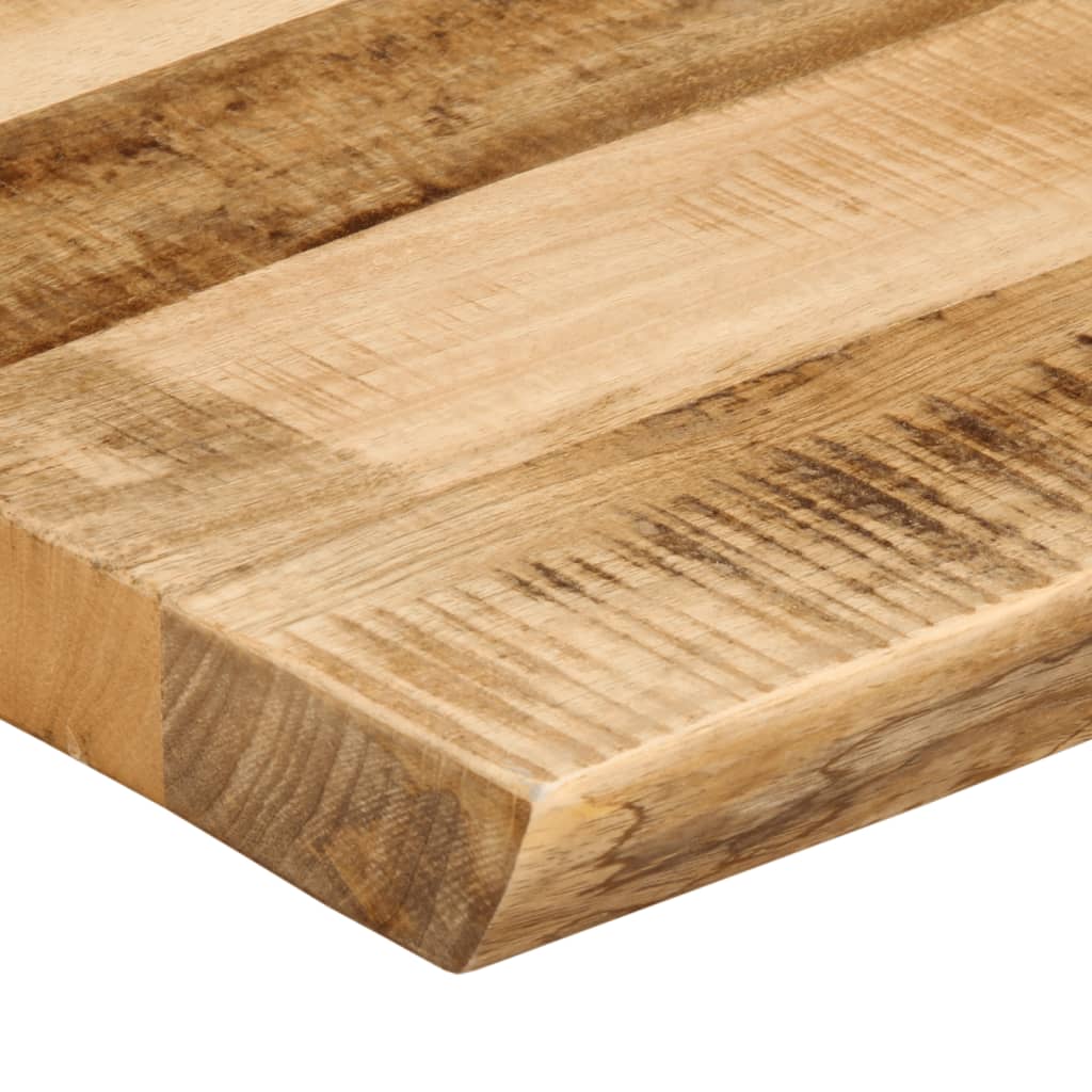 bordplade 180x40x2,5 cm naturlig kant massivt ru mangotræ