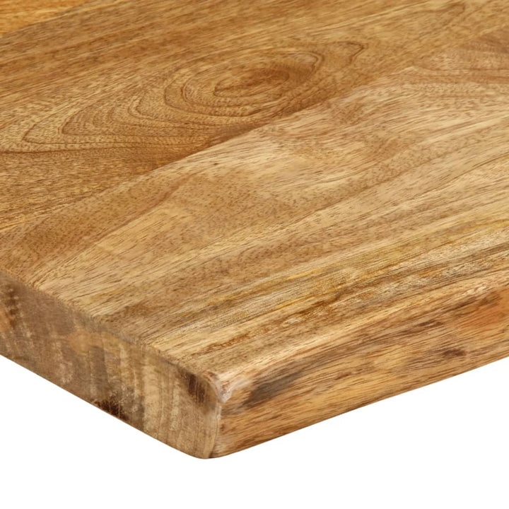bordplade 90x40x2,5 cm naturlig kant massivt mangotræ