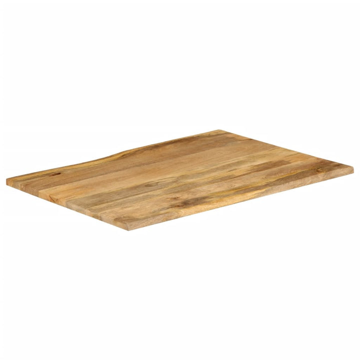 bordplade 110x80x2,5 cm naturlig kant massivt mangotræ