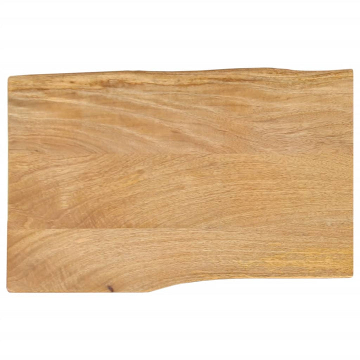 bordplade 50x40x3,8 cm naturlig kant massivt mangotræ