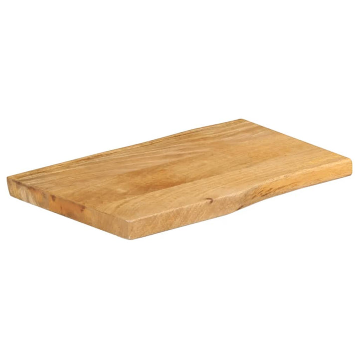 bordplade 50x40x3,8 cm naturlig kant massivt mangotræ