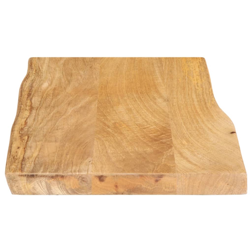bordplade 50x40x3,8 cm naturlig kant massivt mangotræ