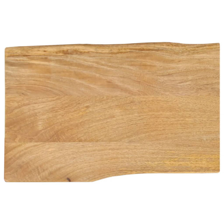 bordplade 60x40x3,8 cm naturlig kant massivt mangotræ