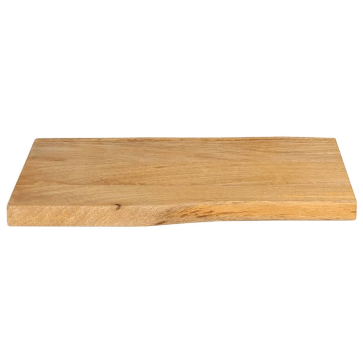 bordplade 60x40x3,8 cm naturlig kant massivt mangotræ