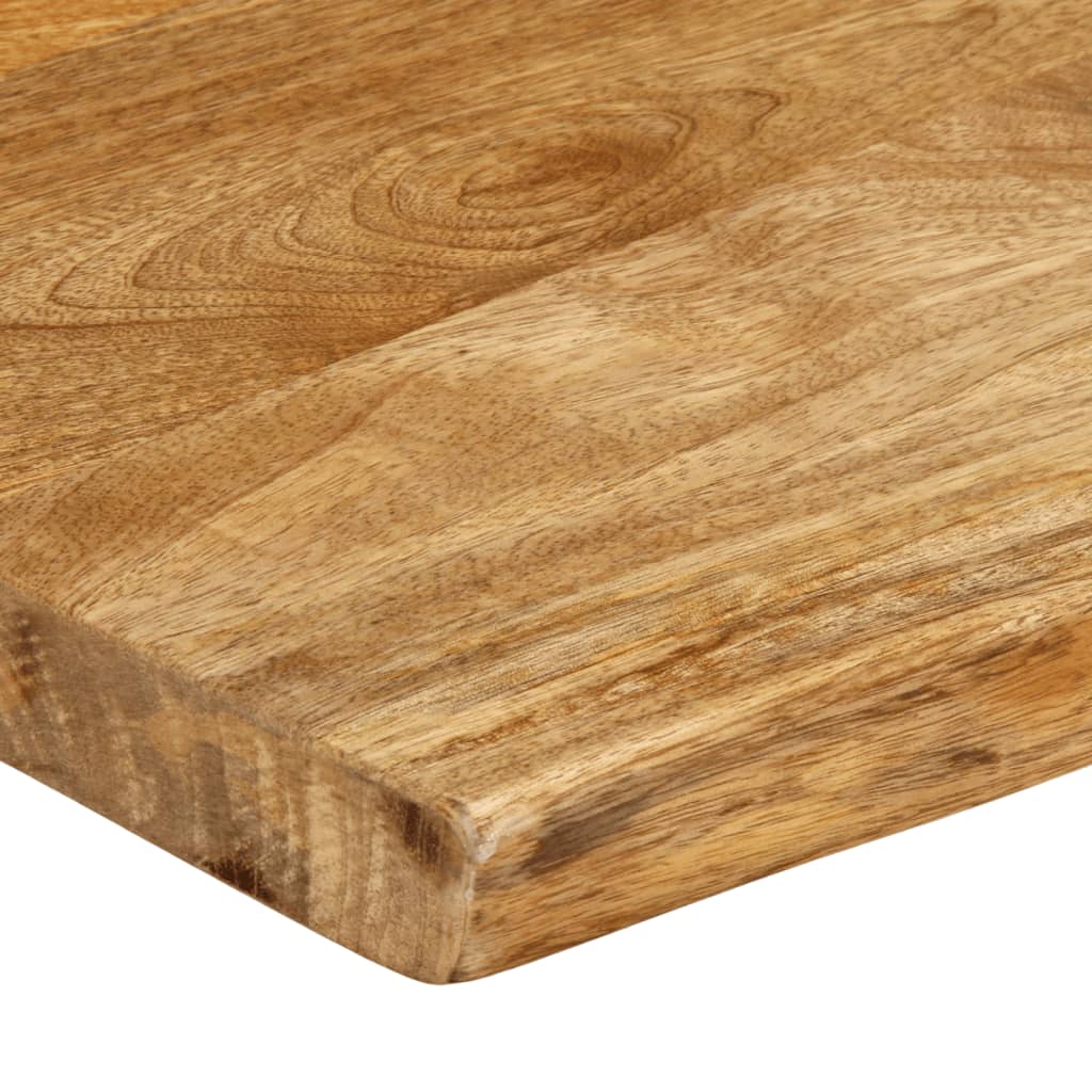 bordplade 100x40x3,8 cm naturlig kant massivt mangotræ