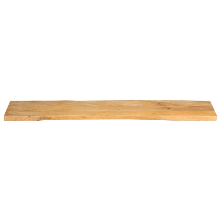 bordplade 160x40x3,8 cm naturlig kant massivt mangotræ