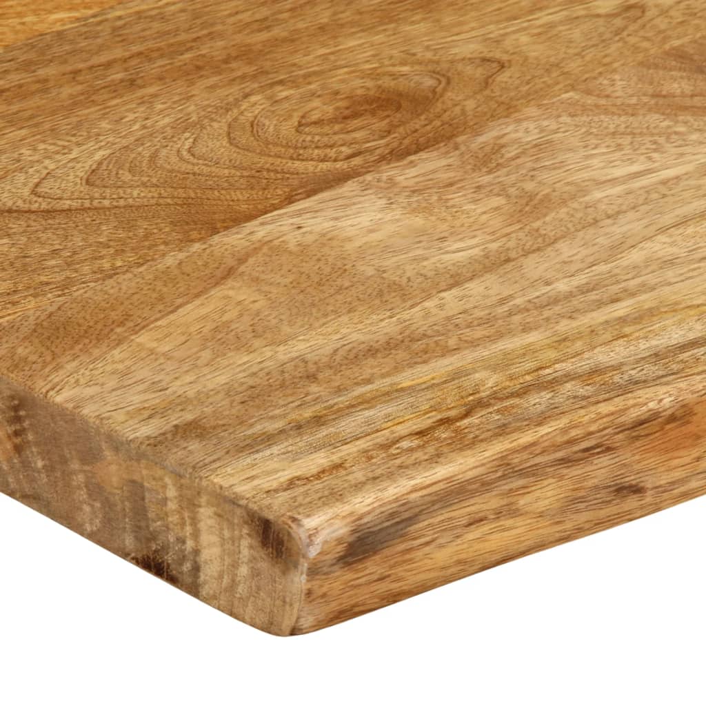 bordplade 180x40x3,8 cm naturlig kant massivt mangotræ