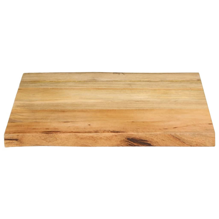 bordplade 60x60x3,8 cm naturlig kant massivt mangotræ