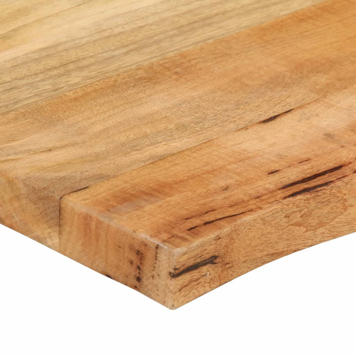 bordplade 60x60x3,8 cm naturlig kant massivt mangotræ