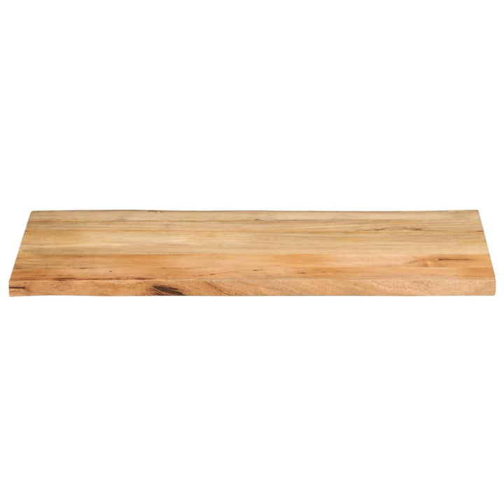 bordplade 110x60x3,8 cm naturlig kant massivt mangotræ