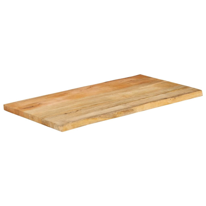 bordplade 120x60x3,8 cm naturlig kant massivt mangotræ