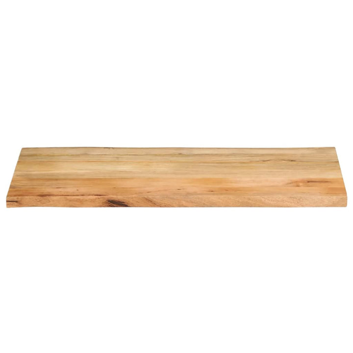 bordplade 120x60x3,8 cm naturlig kant massivt mangotræ