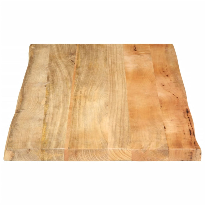 bordplade 120x60x3,8 cm naturlig kant massivt mangotræ