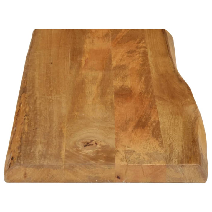 bordplade 80x40x2,5 cm naturlig kant massivt mangotræ