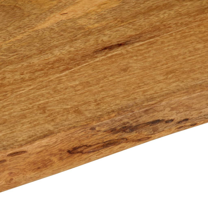 bordplade 80x40x2,5 cm naturlig kant massivt mangotræ