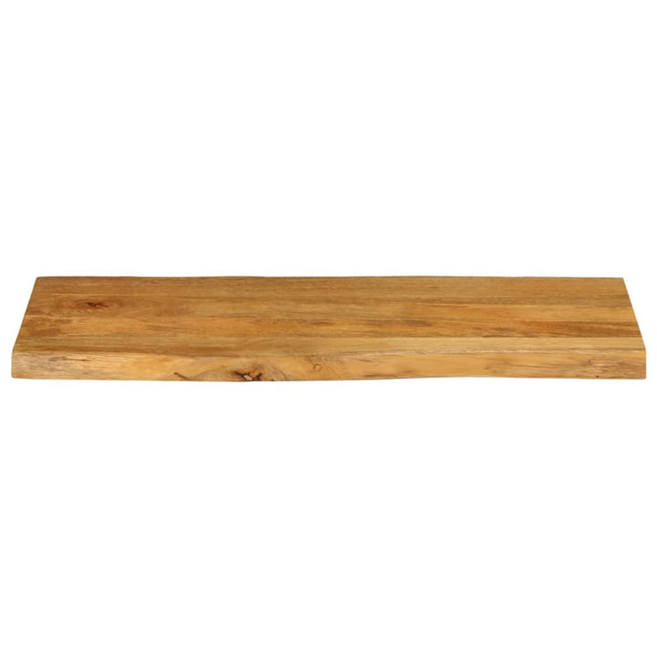bordplade 90x40x2,5 cm naturlig kant massivt mangotræ