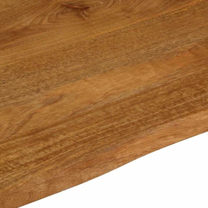 bordplade 110x80x2,5 cm naturlig kant massivt mangotræ