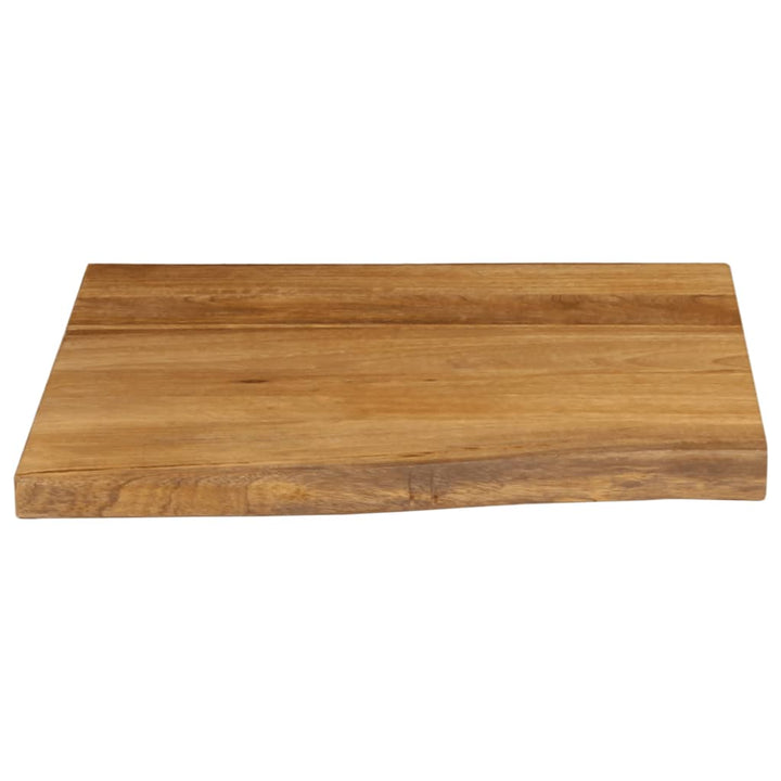 bordplade 40x40x3,8 cm naturlig kant massivt mangotræ
