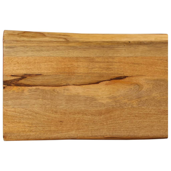 bordplade 50x40x3,8 cm naturlig kant massivt mangotræ