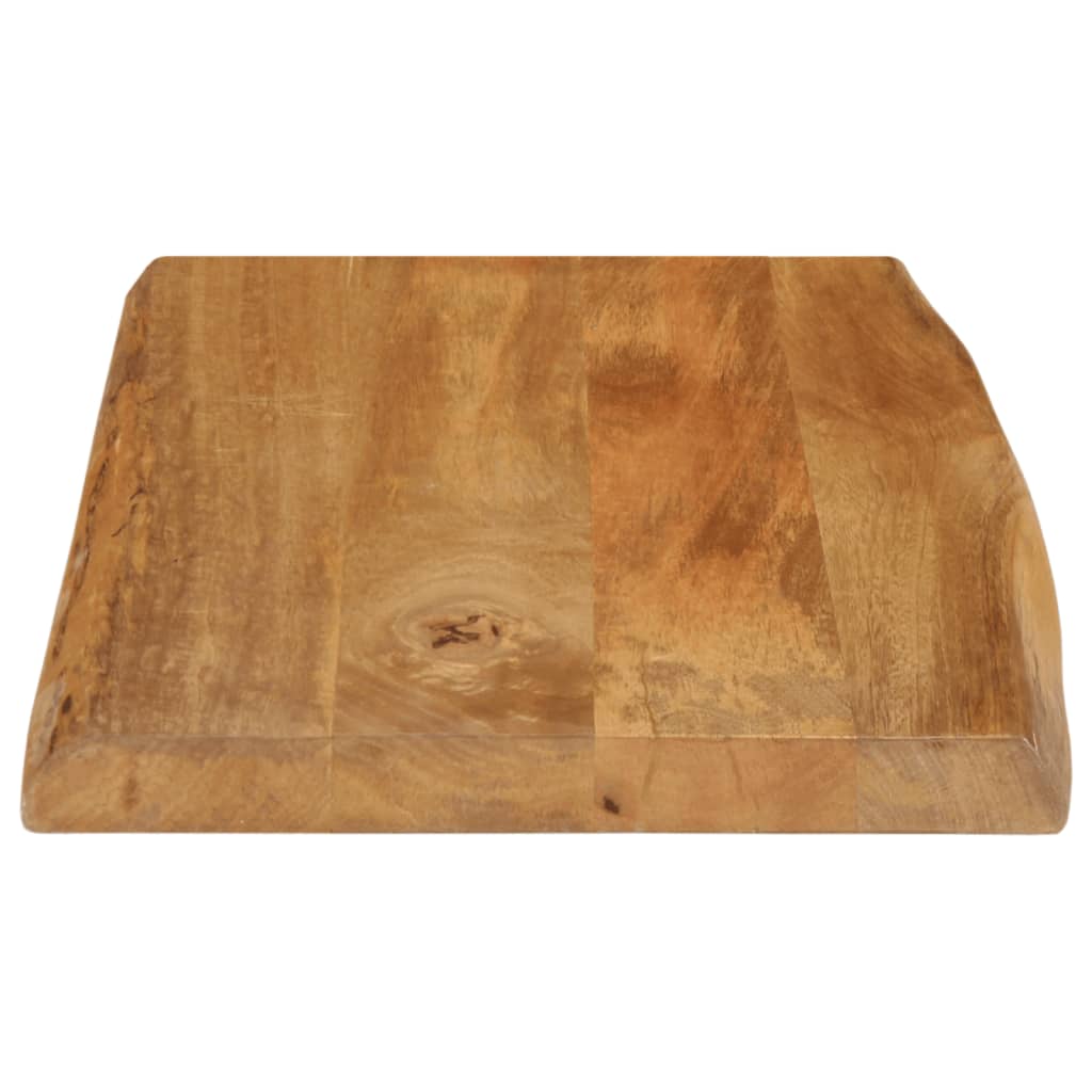 bordplade 60x40x3,8 cm naturlig kant massivt mangotræ