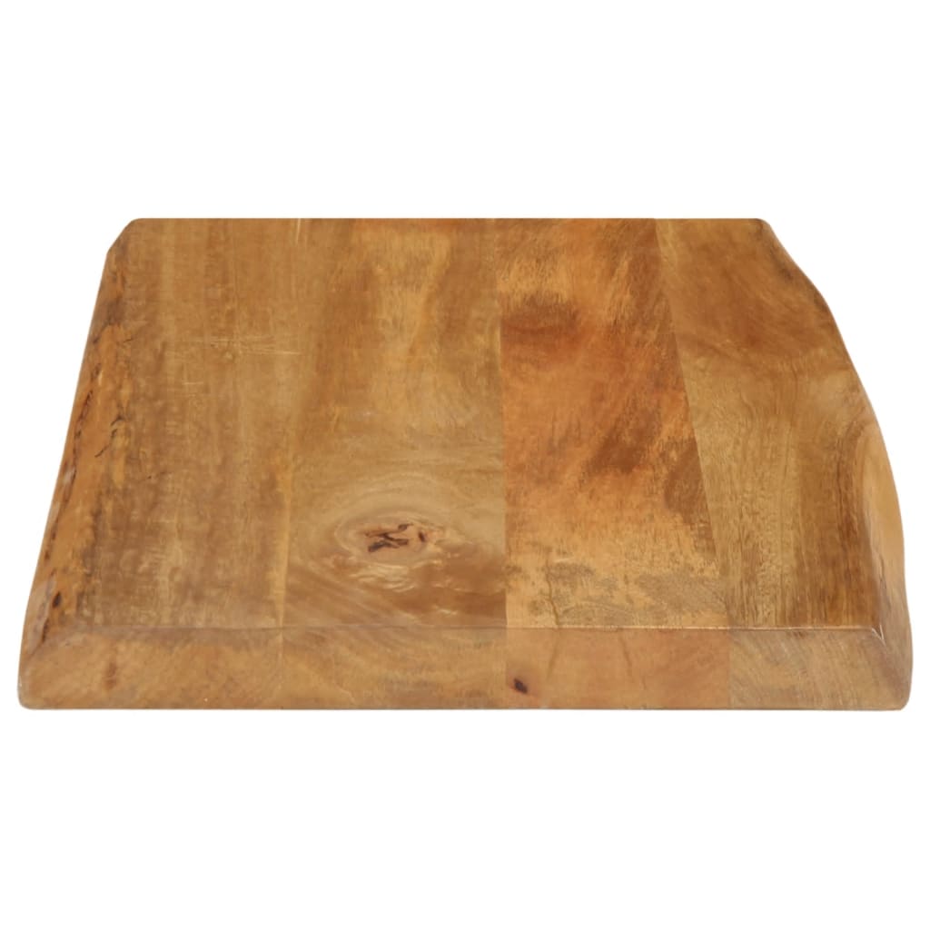 bordplade 70x40x3,8 cm naturlig kant massivt mangotræ