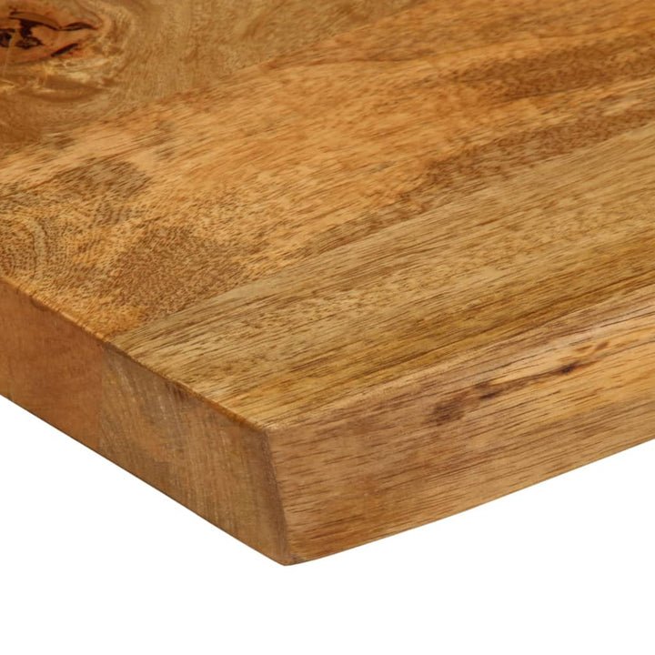 bordplade 70x40x3,8 cm naturlig kant massivt mangotræ
