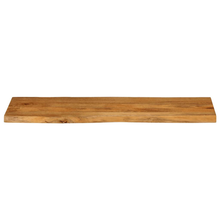 bordplade 120x40x3,8 cm naturlig kant massivt mangotræ