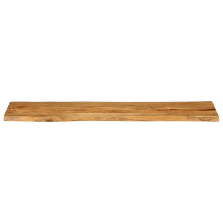 bordplade 180x40x3,8 cm naturlig kant massivt mangotræ