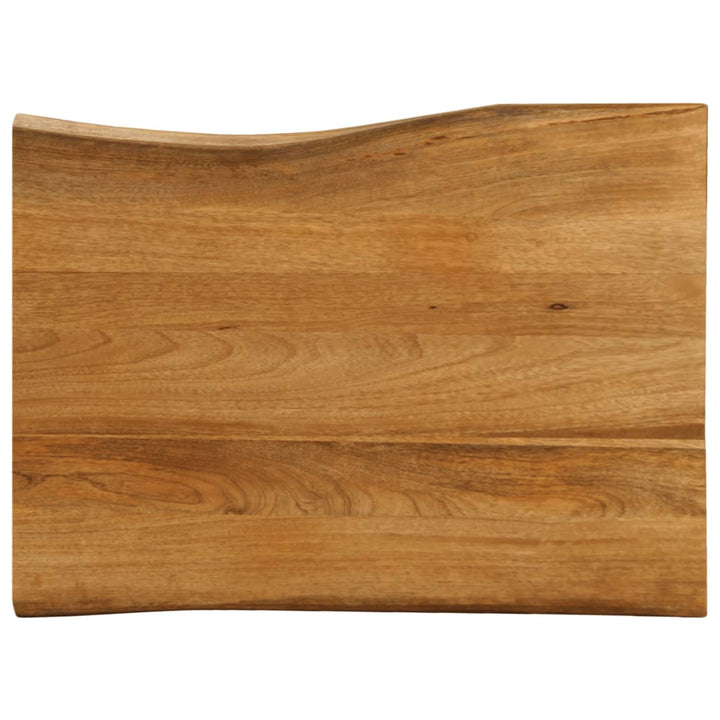 bordplade 90x60x3,8 cm naturlig kant massivt mangotræ