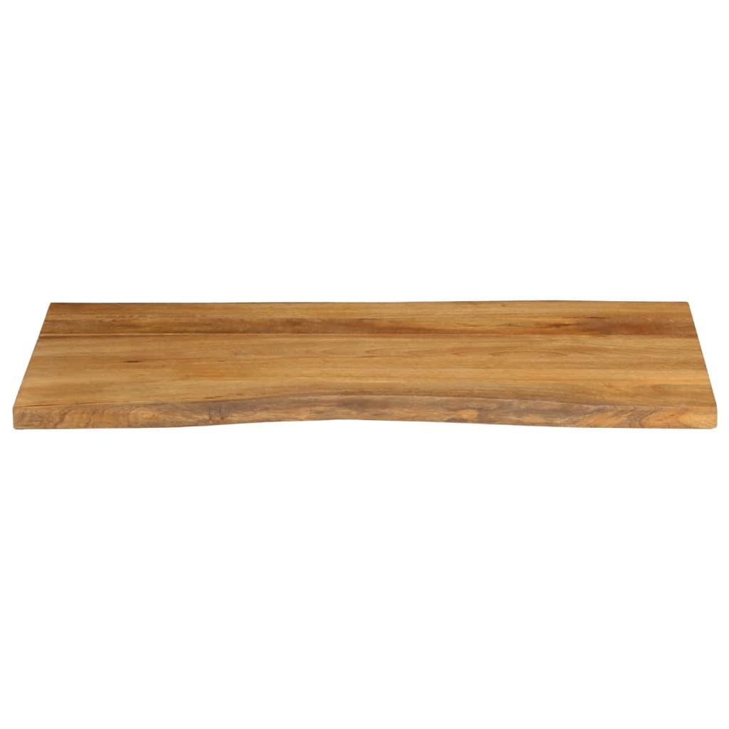 bordplade 100x60x3,8 cm naturlig kant massivt mangotræ